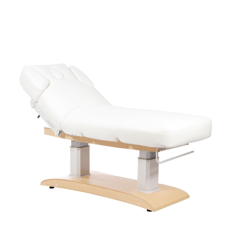 Sonia elektrische Wellnessliege Chara, weiß, Vollansicht