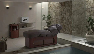 Sonia elektrische Spa und Wellnessliege Eris, braun, Ambiente