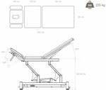 Therapieliege BARCELONA elektrisch 5-Segmente