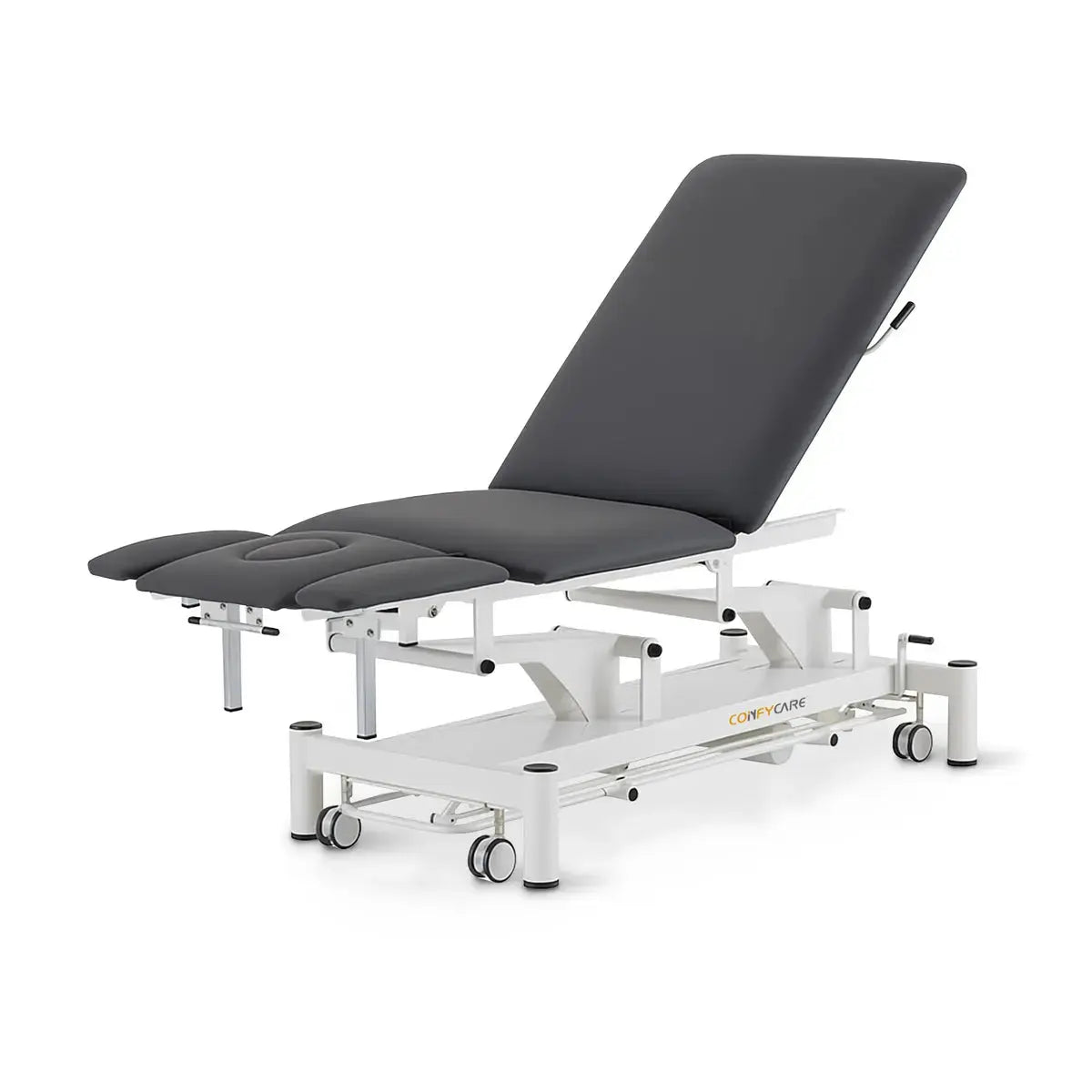 Therapieliege elektrisch, Coinfycare Barcelona, Rückenlehne, Farbe: Dunkelgrau