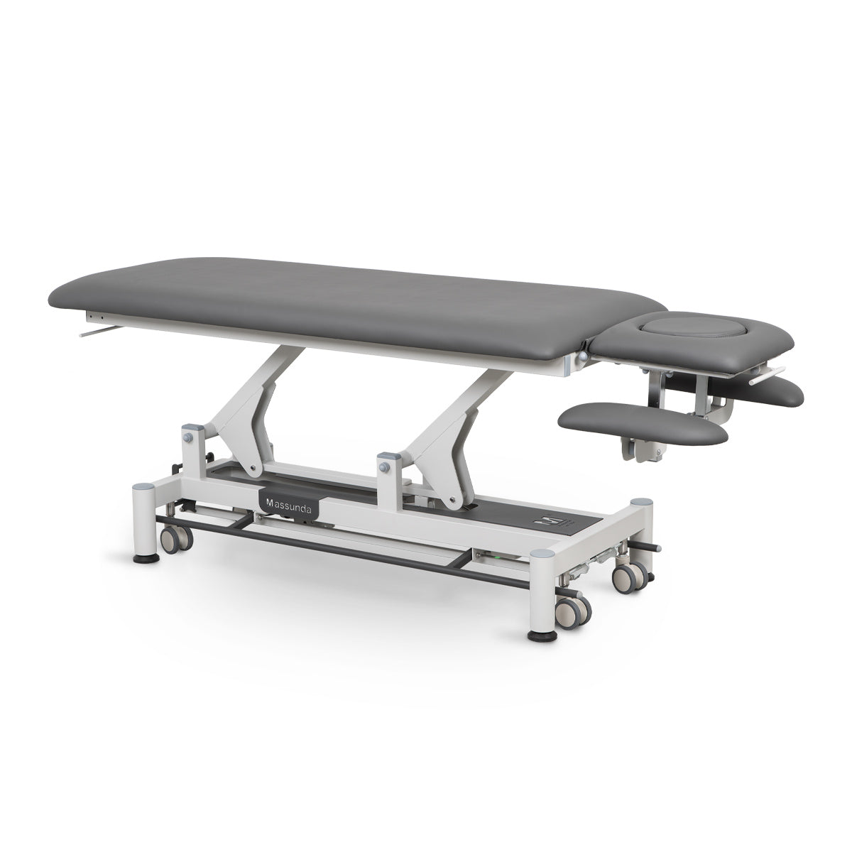 Therapieliege elektrisch, Massunda Smart, Vollansicht,  Farbe: Dunkelgrau