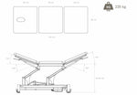 Therapieliege SOFIA elektrisch 3-Segmente