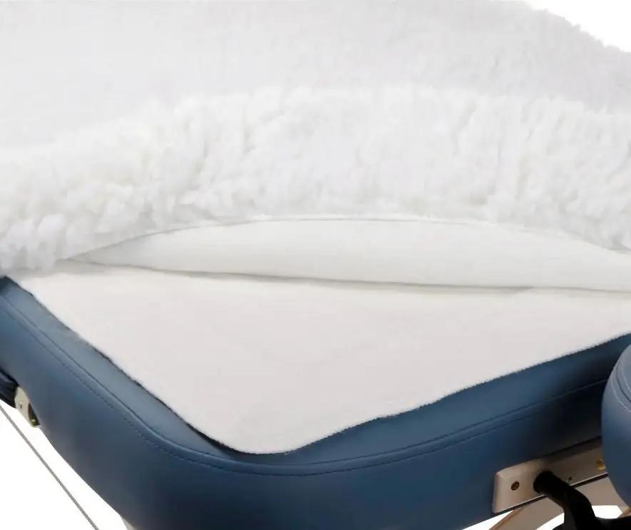 Heizdecke für Massageliegen, Zen Massage  Ware, Farbe weiß, Material Details